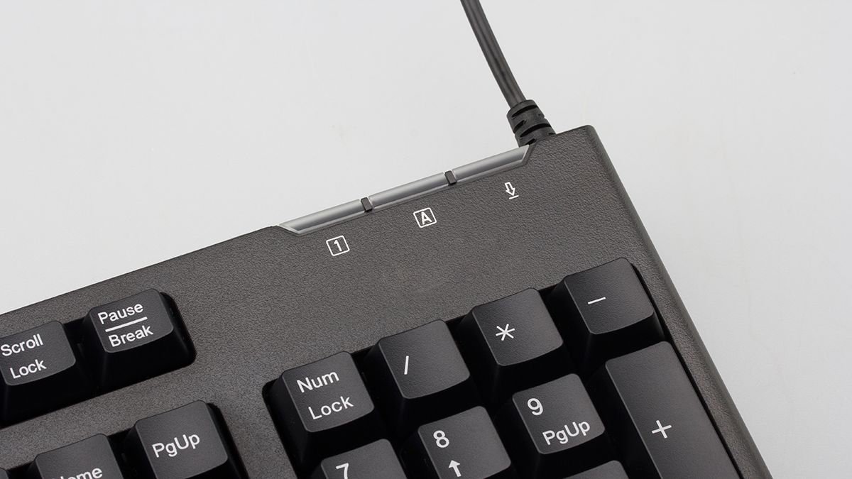 No Caps Lock Indicator on Keyboard Large Image