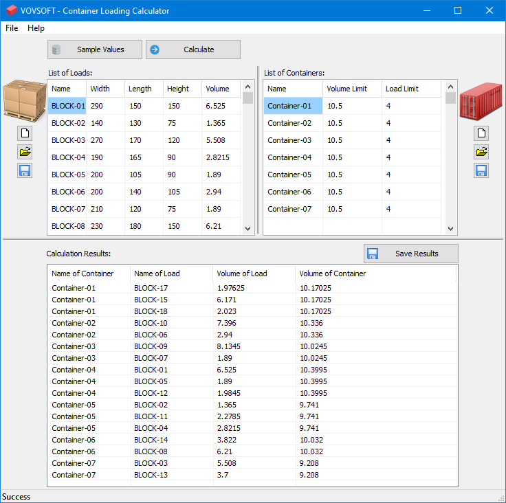 Container Loading Calculator for PC | Cargo optimization software
